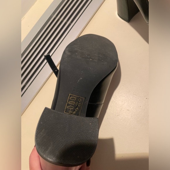 Black Pump block hills shoes - Picture 2 of 4